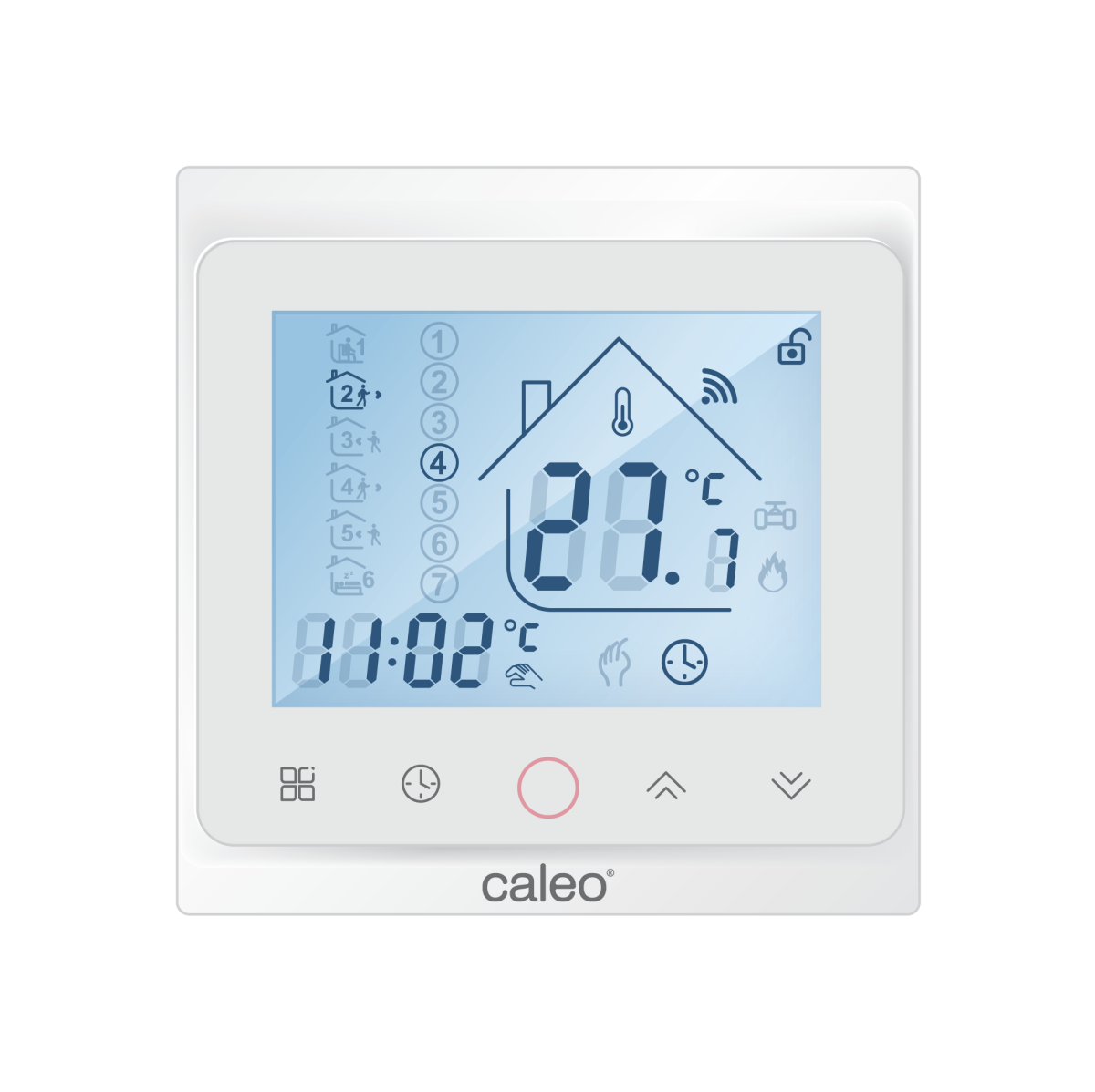Терморегулятор CALEO С936 Wi-Fi встраиваемый, цифровой, программируемый, 3,5 кВт
